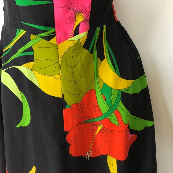 Waltah Clarkes Vintage Dress XS Hawaiian Shops Mod - Picture 3 of 7